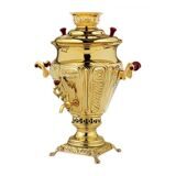 Самовар (C.2000/3) угольный 5л латунь