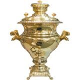 Самовар (C.2004/3) угольный 6л латунь